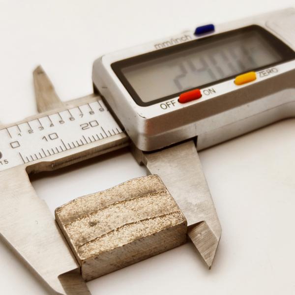 13/15/20mm Silver Multiblade Diamond Segment for Marble Granite Cutting 5.5-6.5MM