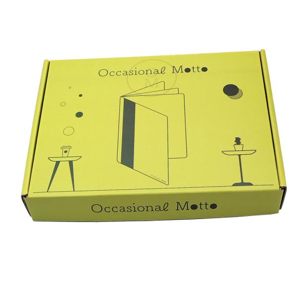 Folding Corrugated Paper Box Custom Printed Packing Book Shipping Boxes