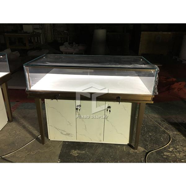 exhibición al por menor al revés 950m m de la joyería del MDF de las vitrinas de la joyería de 1100*600m m altos