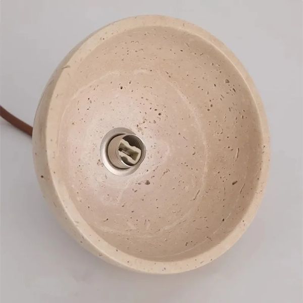 Wabi Sabi Pendant Light Designer Retro Stone Light Bedroom Bedside Dining Lights（WH-AP-676）