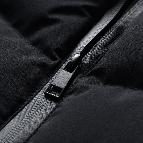 Vestido caliente masculino de alta calidad de exterior utilidad poliéster con alfombras sin mangas con cremallera para arriba chaleco de algodón grueso para hombres