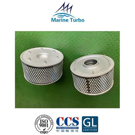Turbocompressor T-/T- RH163 e T- RH143 Silenciador de filtro para peças de revisão de motores marítimos