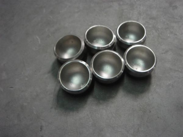 ASTM A403 Reducing Tee Fitting , UNS S32100 WP321 Stainlee Steel Forged Steel Pipe Caps
