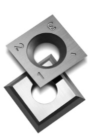 Forma quadrada duradoura compatível com a maioria das ferramentas de torneamento de madeira