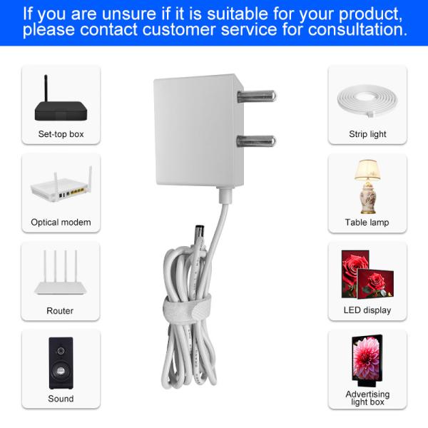 24V 1A AC Power Adapter For Lg Monitor Electric Desk Ps4 Notebook
