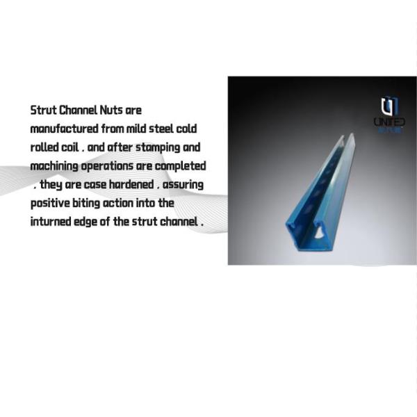 Канала c распорки горячего погружения SS316 гальванизированный связывать стального сейсмический