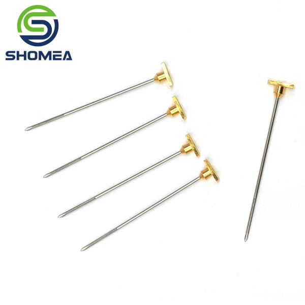 Shomea Customized 304/316 Stailess Steel Slot Needle with metal base