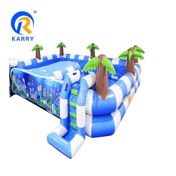 14 Years up PVC Inflatable Above Ground Easy Set Swimming Pool with Bounce Slide House