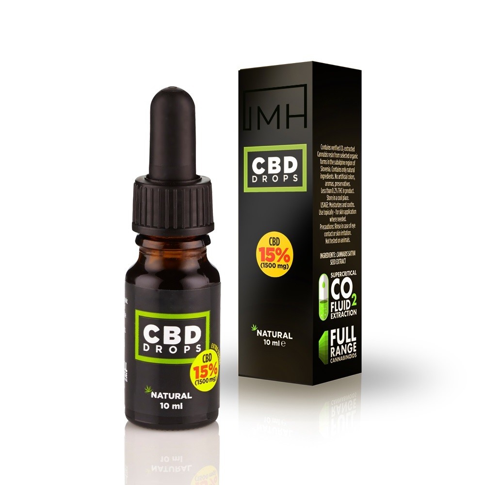 Мат-ламинированная упаковочная бумажная коробка для масла CBD