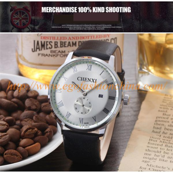 060B Fashion Business Watch Quartz Analog Watches for Man Leather Watch Unisex Watch Women