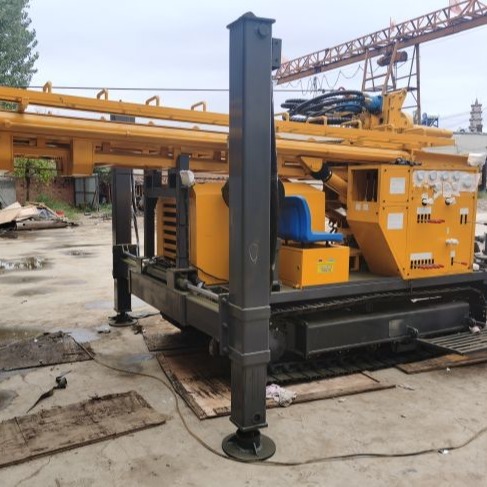 moteur diesel de Rig Steel Crawler With 77kw de perceuse de puits d'eau de 300mm