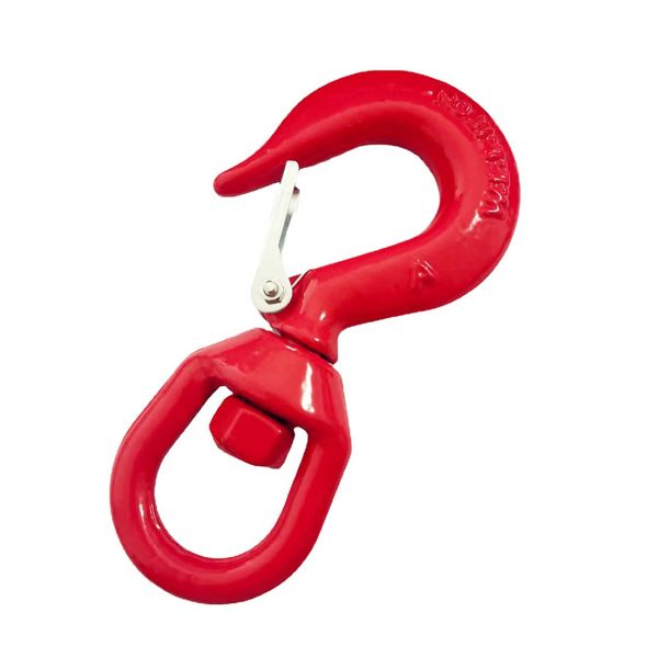 360 Degree Rotating Crane Swivel Lifting Eye Hook Swivel Chain Hooks for Lifting Chains Port Transportation