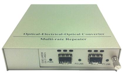 125Mbps ~ 2.5G  SFP To SFP Multi Rate Optical Repeater Converter