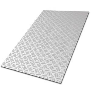 Embossed Checkered Stainless Steel Plate ASTM 304 Pattern 3000mm