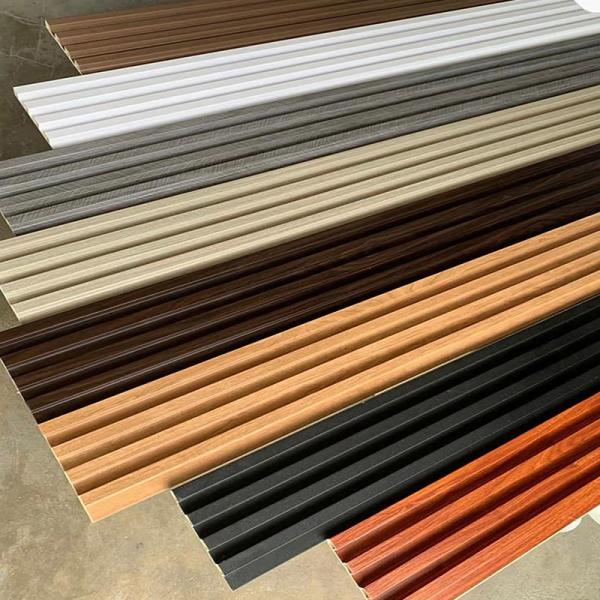 Waterproof Wood Plastic Composite Wpc Boards Interior Fluted Wall Panel