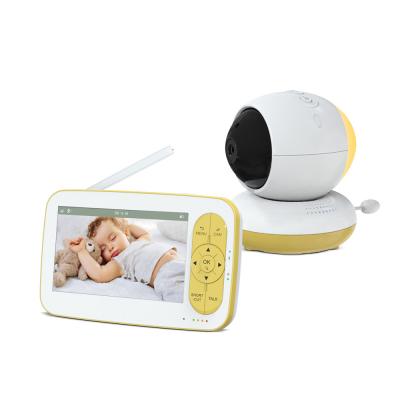 5 Inch Smart Baby Monitor with Pan-Tilt Night Vision and Two-Way Audio