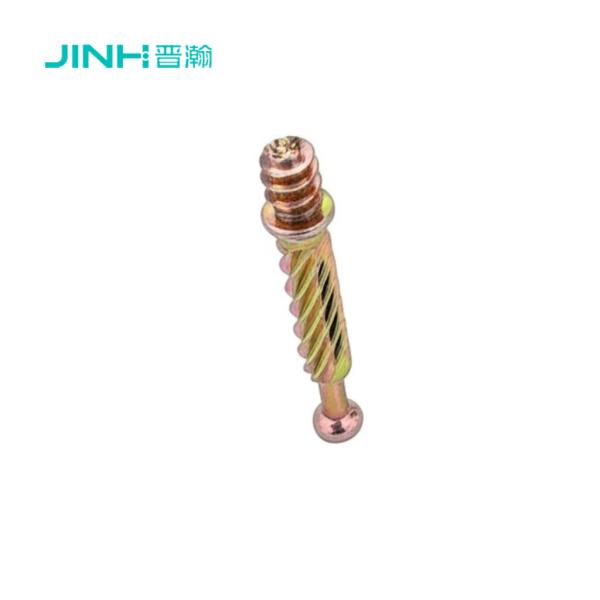 JH-2031 Minifix Connecting Bolt 3-in-1 Cam Lock Fastener Concealed Fastening for Cabinets Drawer Slides Assembly Scenario