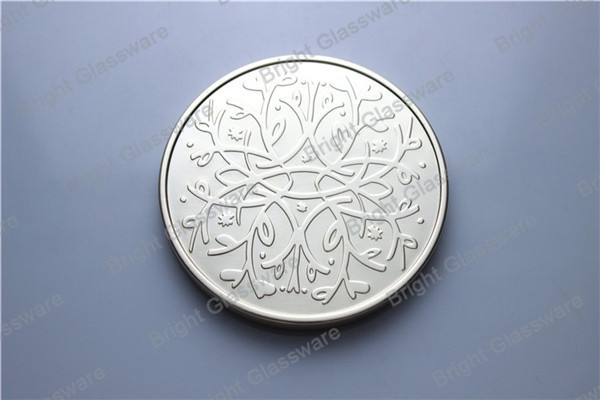 New design luxury brand metal lid for candle jars
