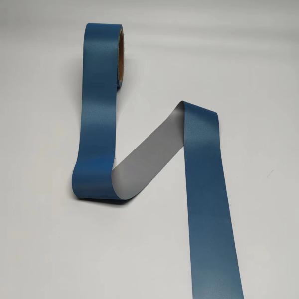 Синяя отражающая ткань с высокой видимостью Шевка для безопасности Одежда сумки Рабочая одежда Шляпы футболка