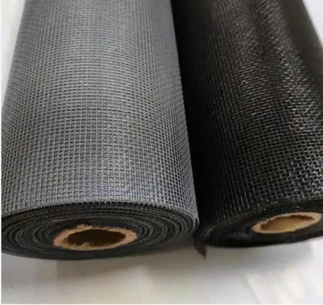 PVC 16 Mesh Fiberglass Window Screen Roll With Different Colors