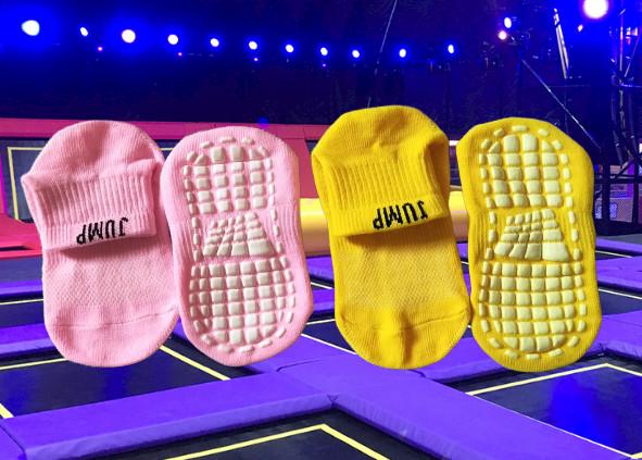 Amazing Jump Zone Socks Non Slip Bounce Amusement Park Socks for Kids and Adults Trampoline