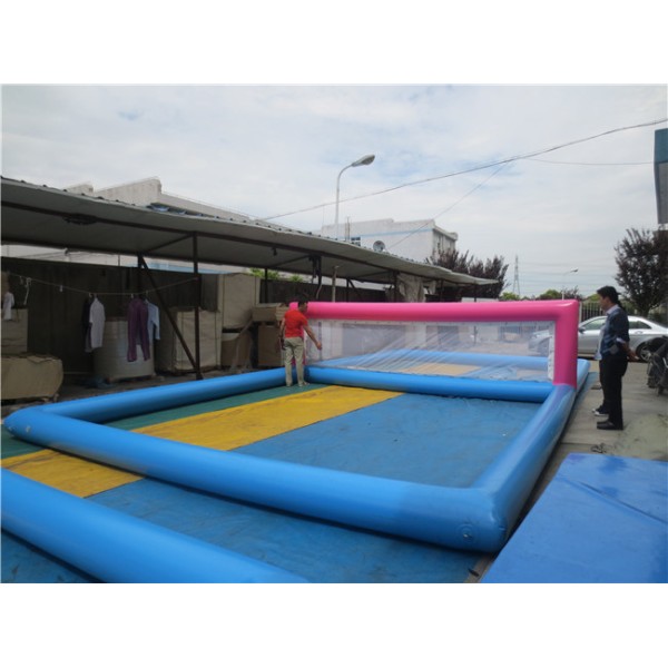 Popular Water Inflatable Volleyball Court Inflatable Float Volleyball Net Water Park Inflatable Pool Floating Volleyball Court
