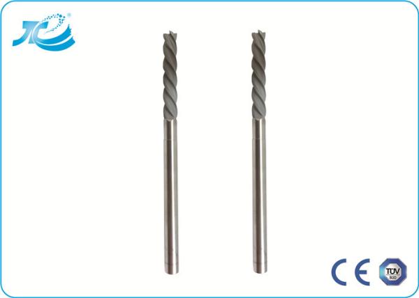 1mm 2mm 3mm Diameter 4 Flute End Mill for Stainless Steel / Roughing To Finishing