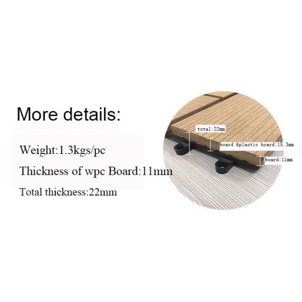 Площадки для покрытия полов из древесного пластика WPC Традиционный дизайн DIY Внешняя экструзионная подстилка