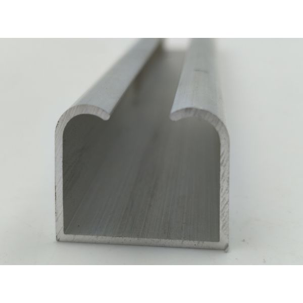 Sliding door single hanging rail sliding door track sliding groove aluminum sliding rail sliding rail wheels guide rail