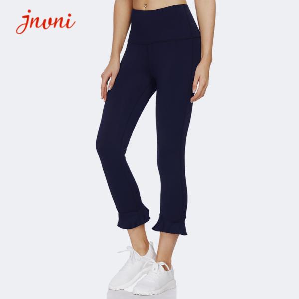 Women'S Bootcut Yoga Pants Capri Pants High-Waist Women'S Tummy Control 4 Way Stretch Workout Pants