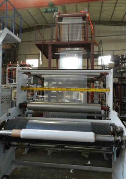 1200mm Rotary Die Head Plastic Film Blowing Machine With Auto Winder