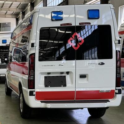 Véhicule d'ambulance à conduite droite Ambulance de sauvetage médical mobile ICU à vendre