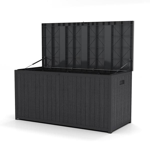 Weather Resistant Outdoor Storage Box for Garden Load >10kg W 56 x L 125 x H 61.5 cm