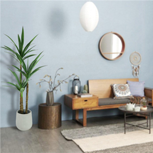 Artificial Tree Plant with 76 Leaves, Nursery Plastic Pot, Feel Real Technology, Green Tree 5.3ft Faux Agave