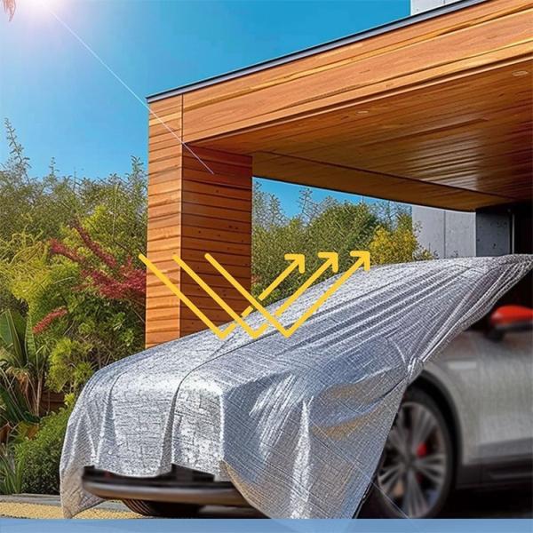 Customized Knitted 80% Aluminum Foil Shading Net for Car Parking HDPE Uv Resistant Shade Netting