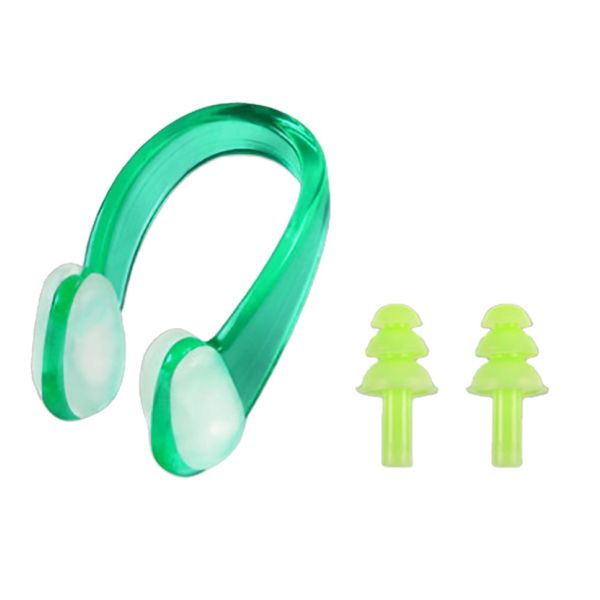 Eco Friendly Silicone Nose Clip and Ear Plugs for Waterproof Hearing Protection in Swimming
