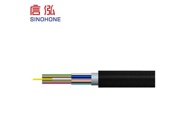 Non Metallic Duct Outdoor Fiber Optic Cable Moisture Proof Non Self Supporting