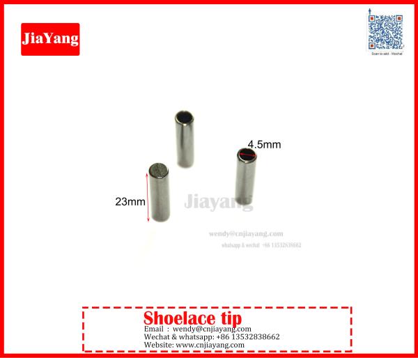 Jiayang 25mm Metal  Cylinder Aaglets For Rope