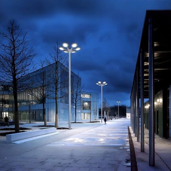 Solar LED Lights with Remote Control Dimmable Outdoor Garden Lighting