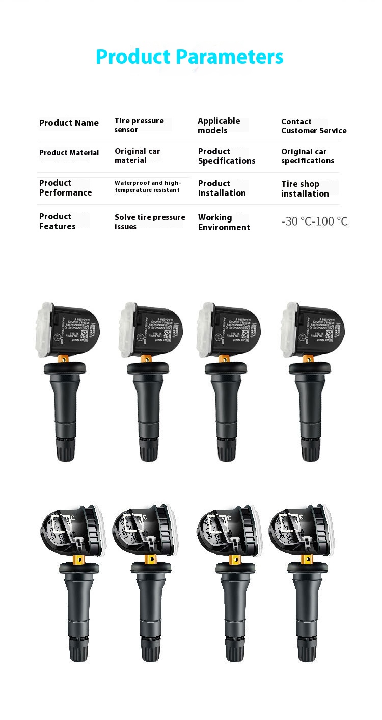External Solar-Powered 24V High Quality CE Certified Tire Pressure Monitoring Sensor (TPMS) 1 Year Warranty 24-Hour Support Tire