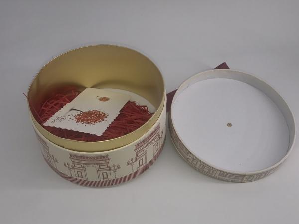 Custom Gift Craft Cylindrical Cardboard Packaging Product Box Kraft Paper