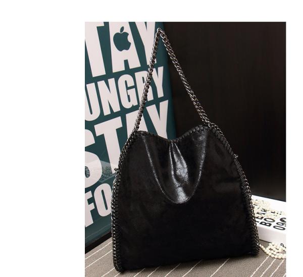 Chains Shoulder Bags Woman's Handbag Changeable PU Leather Bags Brand Design Bag