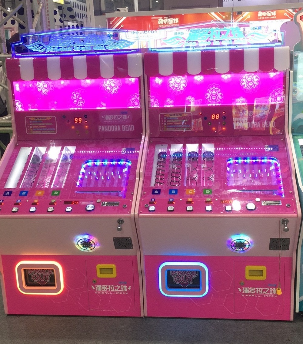 Машина голубых/пинка смешных игрушек электронная Пинбалл, играя в азартные игры скалистая машина Пинбалл