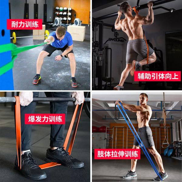 TPE Stretch Loop Resistance Bands 2080*4.5*83mm Pull up Assist Band Power Bands, and Assisting with Challenging Asanas