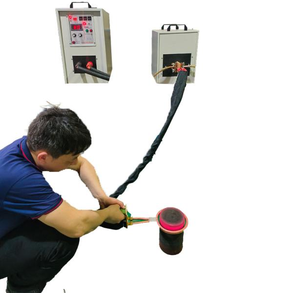 Простая Handheld высокочастотная машина топления индукции металлов HF-80AB жары