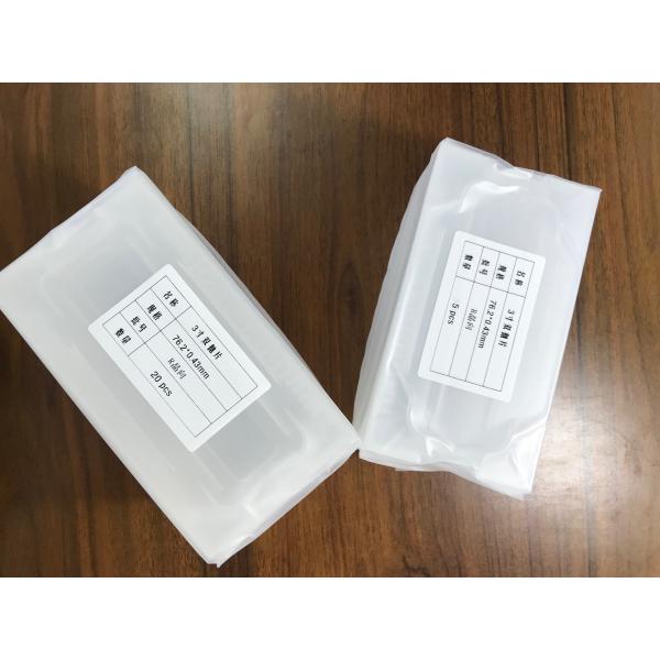 substrat en cristal 2 du saphir Al2O3 de 76.2mm 4 6 pouces SSP DSP 0.5mm C - axe