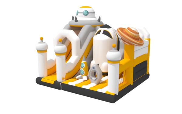 OEM Kids Planet Inflatable Combos Sports Enthusiast Small Bounce House With Slides