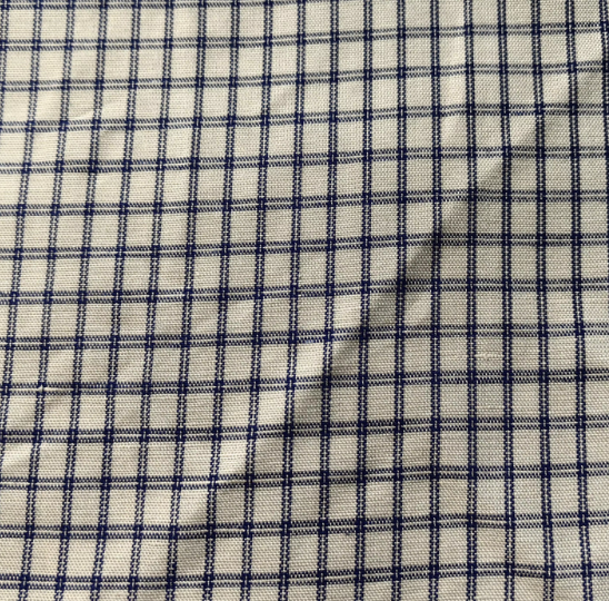 French Eco-friendly Flax Fabrics Check Yarn Dyed 60% Linen 40% Cotton Fabric for Shirt and Clothing