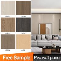Panel de pared decorativo de bambú de carbón flexible de 5 mm de grano de madera