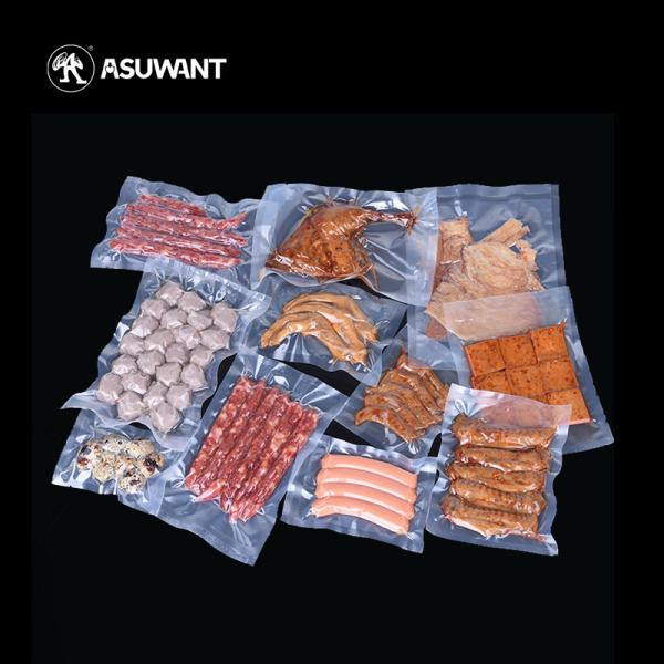 PE NY Vacuum Seal Packaging Bags Clear Transparent For Meat Seafood Nuts